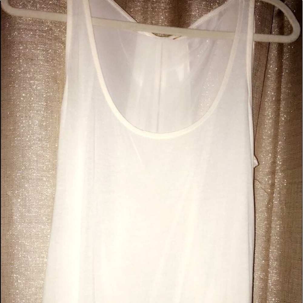 White dressy tank top